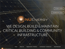 Tablet Screenshot of nuenergygroup.com